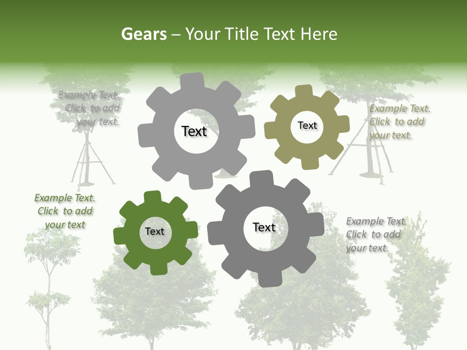 Human Group Chair PowerPoint Template
