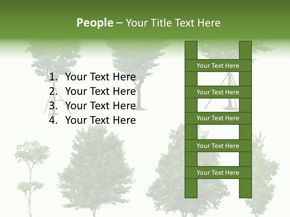 Human Group Chair PowerPoint Template