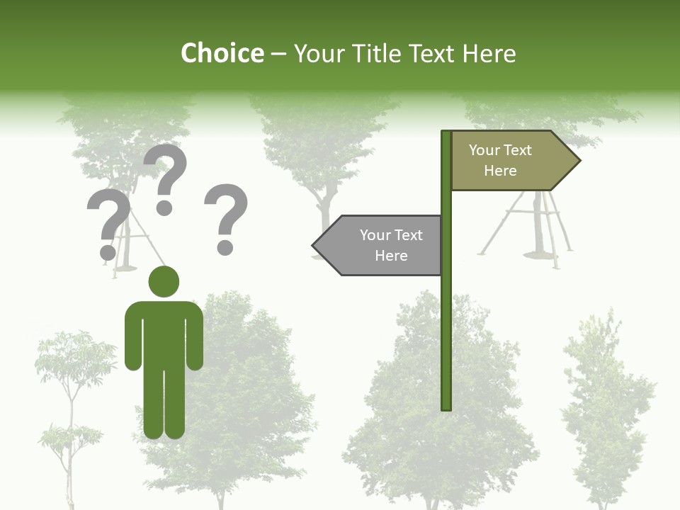 Human Group Chair PowerPoint Template