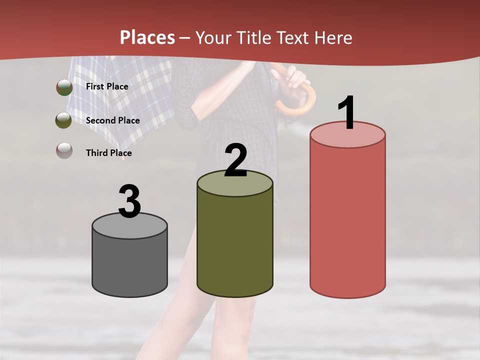 Umbrella Expect Stormy PowerPoint Template