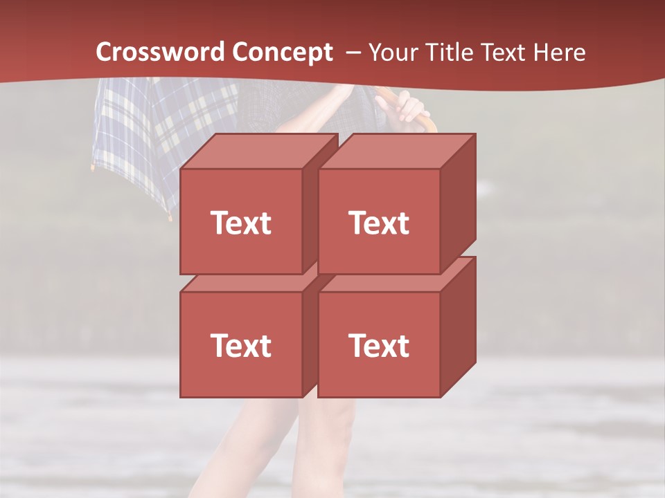 Umbrella Expect Stormy PowerPoint Template