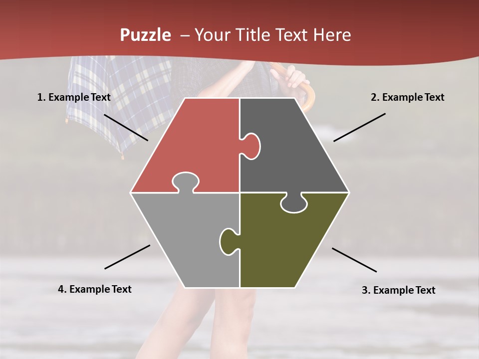 Umbrella Expect Stormy PowerPoint Template