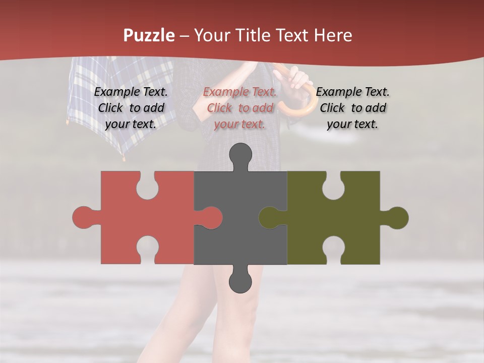 Umbrella Expect Stormy PowerPoint Template