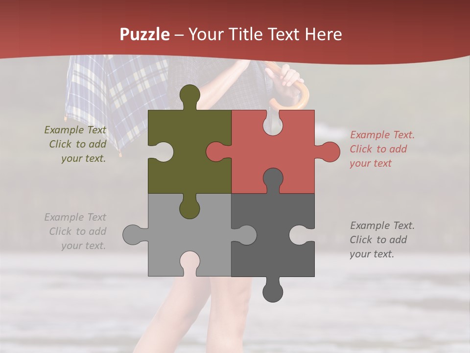 Umbrella Expect Stormy PowerPoint Template