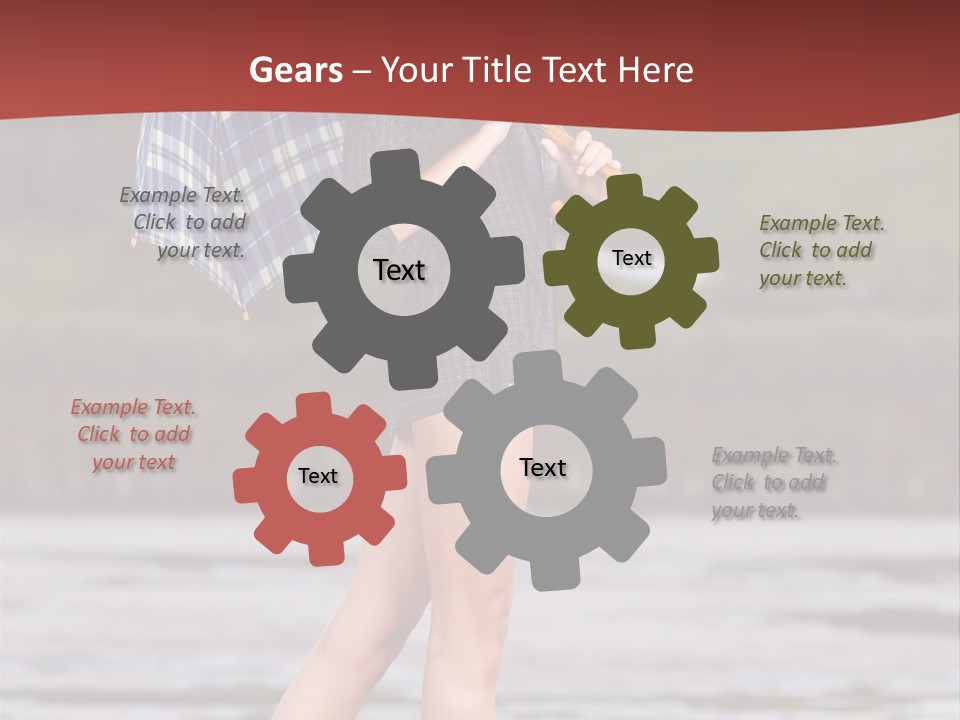 Umbrella Expect Stormy PowerPoint Template