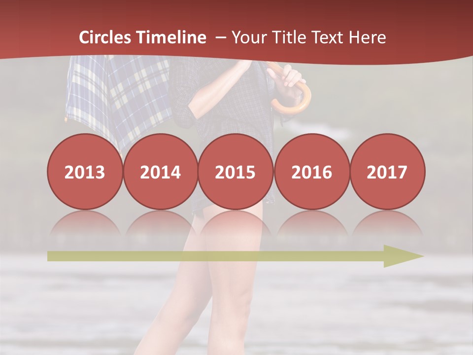 Umbrella Expect Stormy PowerPoint Template