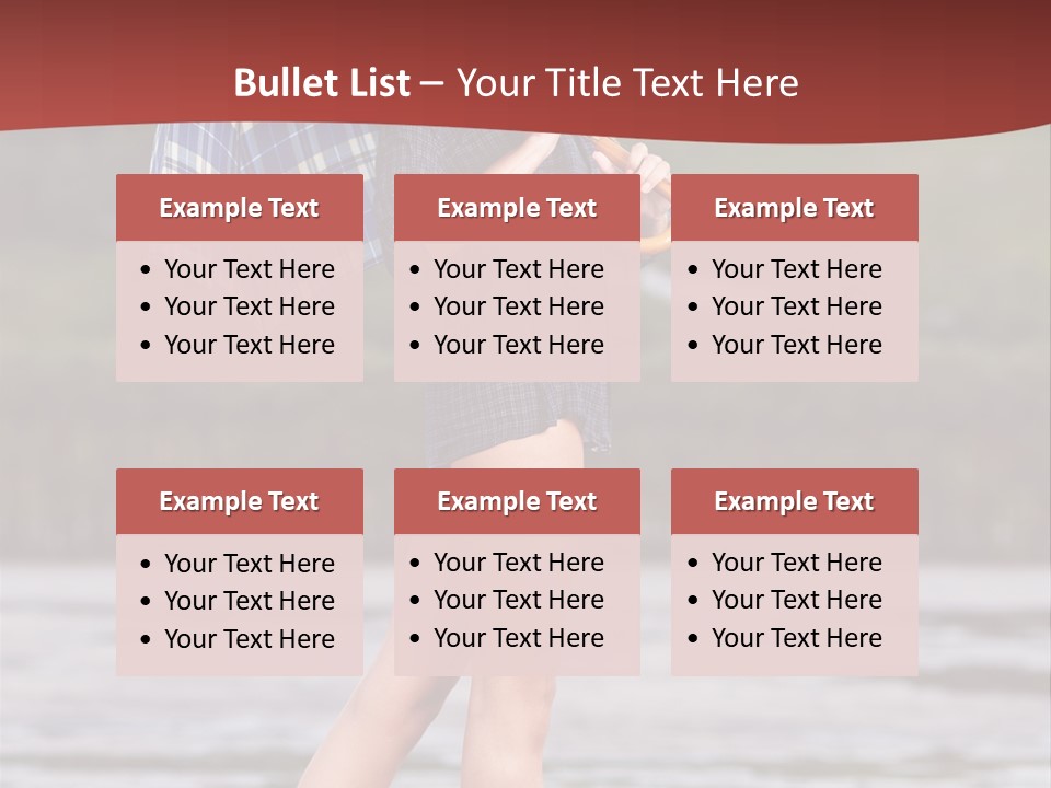 Umbrella Expect Stormy PowerPoint Template