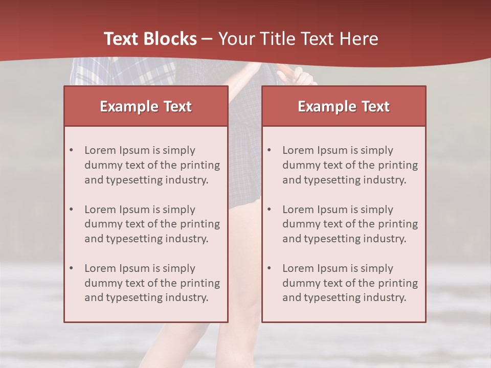 Umbrella Expect Stormy PowerPoint Template