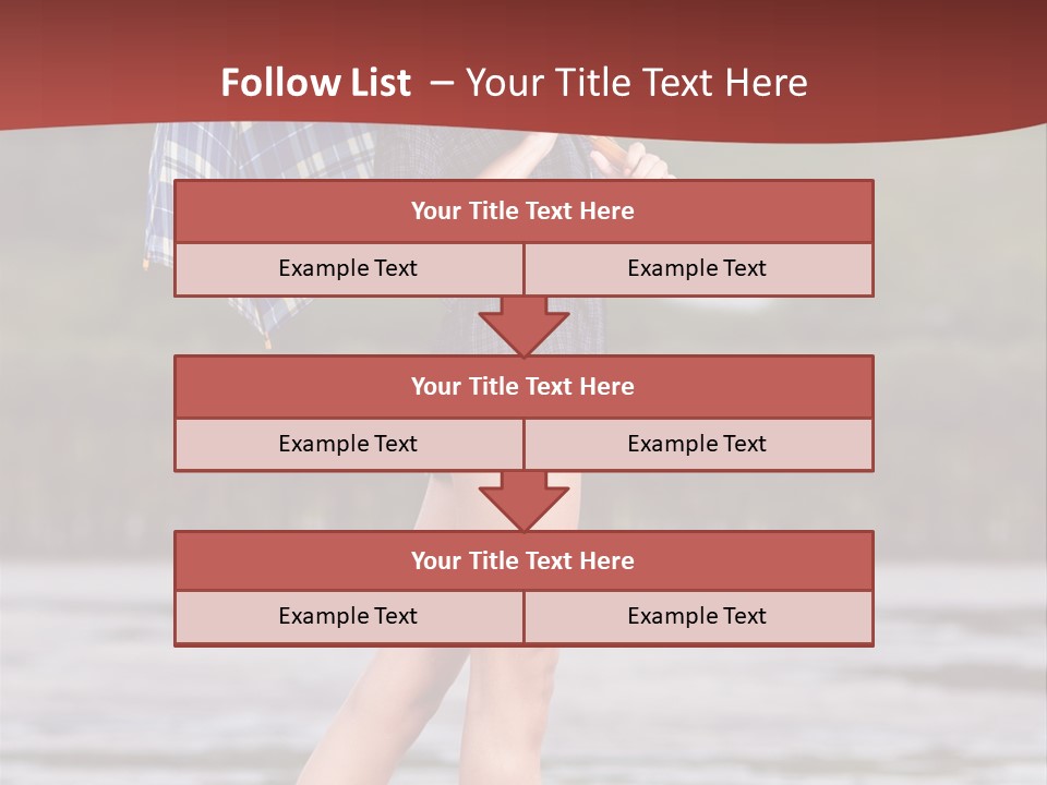 Umbrella Expect Stormy PowerPoint Template