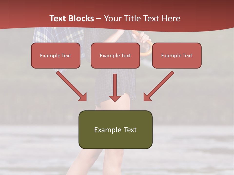 Umbrella Expect Stormy PowerPoint Template