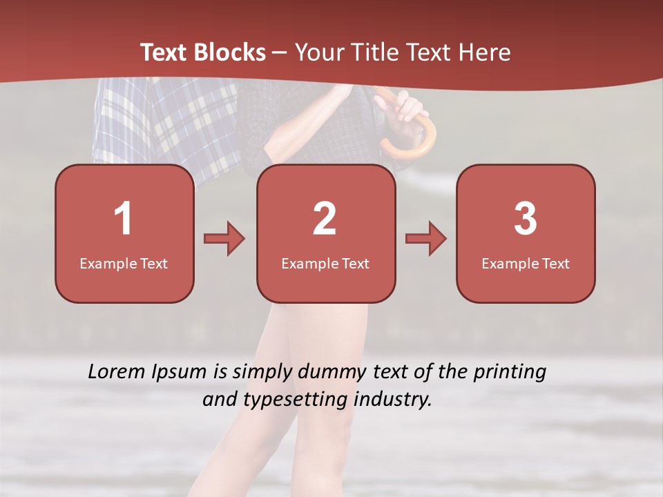 Umbrella Expect Stormy PowerPoint Template