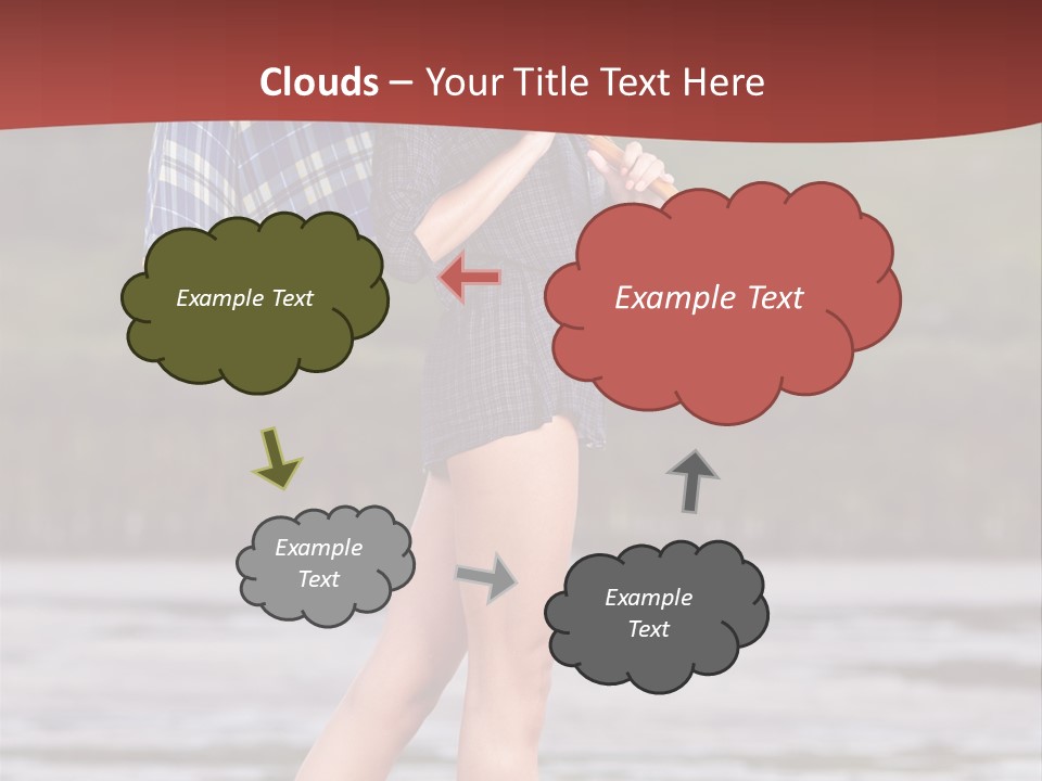 Umbrella Expect Stormy PowerPoint Template