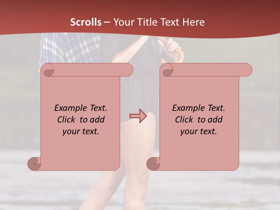 Umbrella Expect Stormy PowerPoint Template