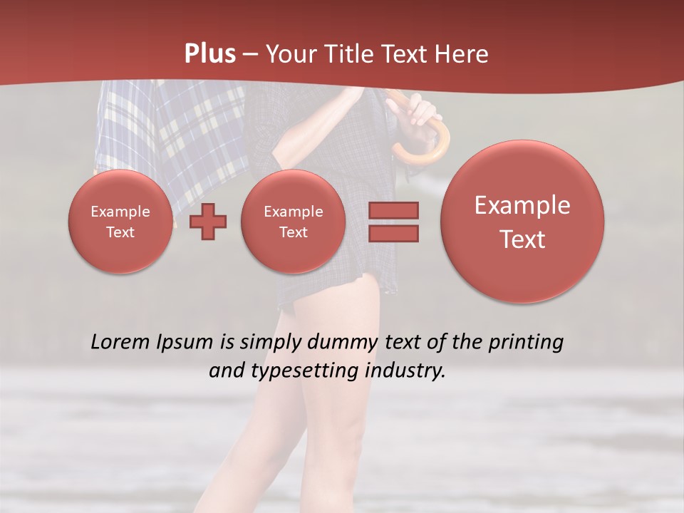 Umbrella Expect Stormy PowerPoint Template