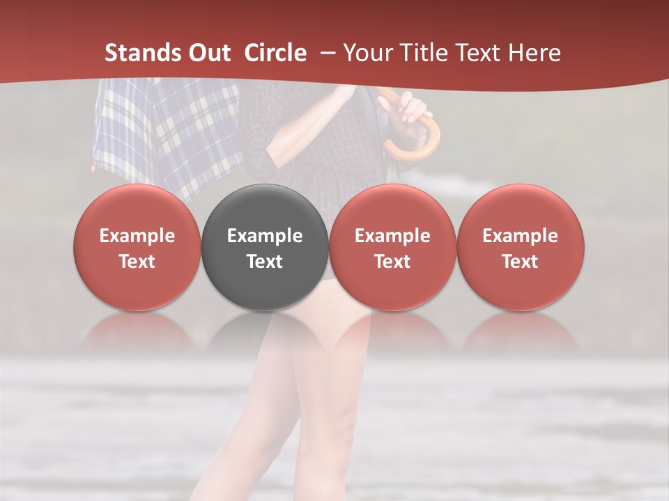 Umbrella Expect Stormy PowerPoint Template