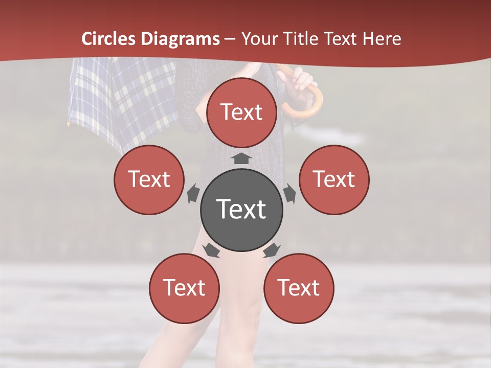 Umbrella Expect Stormy PowerPoint Template