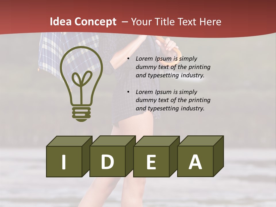 Umbrella Expect Stormy PowerPoint Template