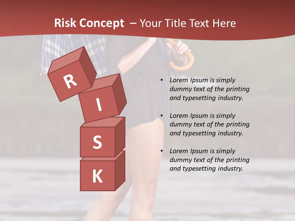 Umbrella Expect Stormy PowerPoint Template