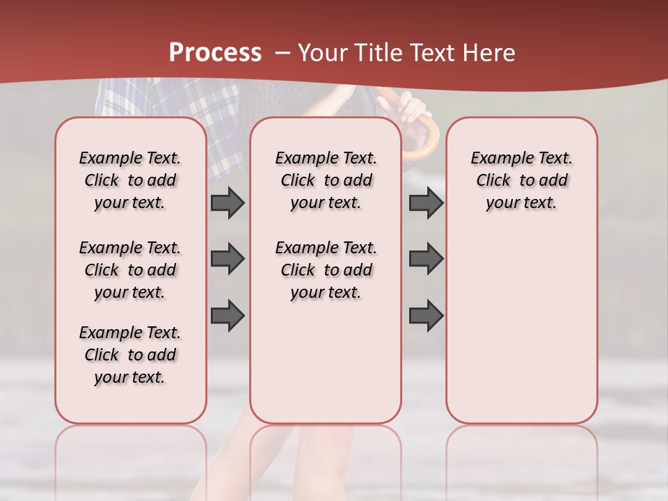 Umbrella Expect Stormy PowerPoint Template