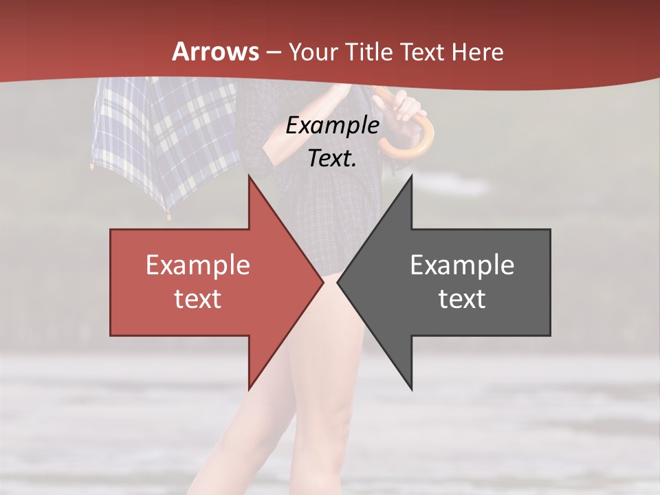 Umbrella Expect Stormy PowerPoint Template