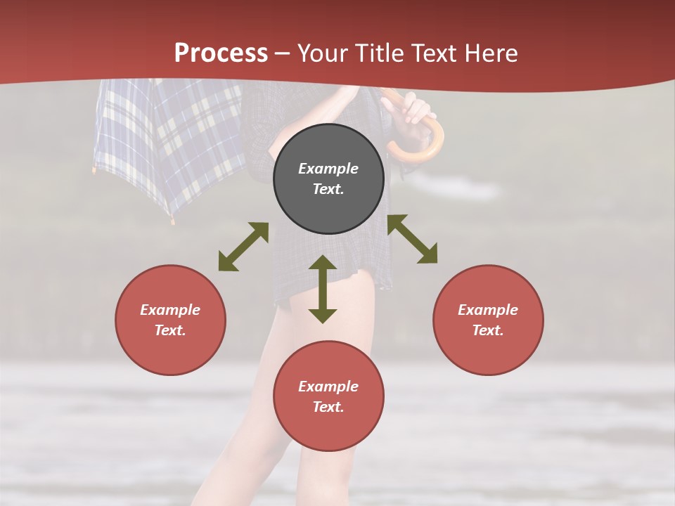 Umbrella Expect Stormy PowerPoint Template