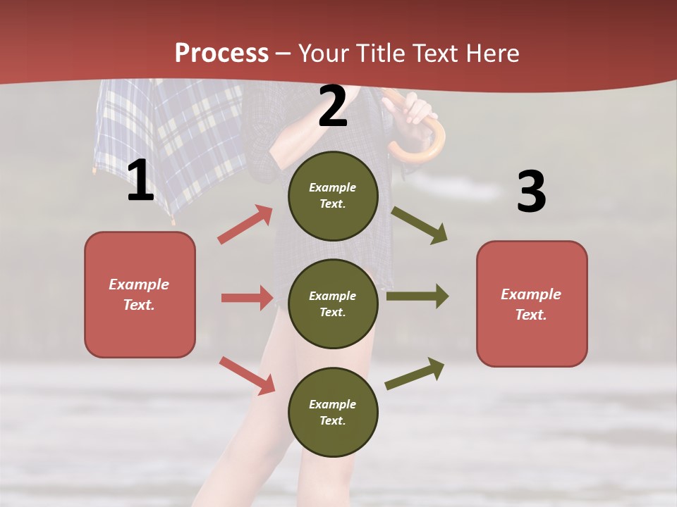 Umbrella Expect Stormy PowerPoint Template