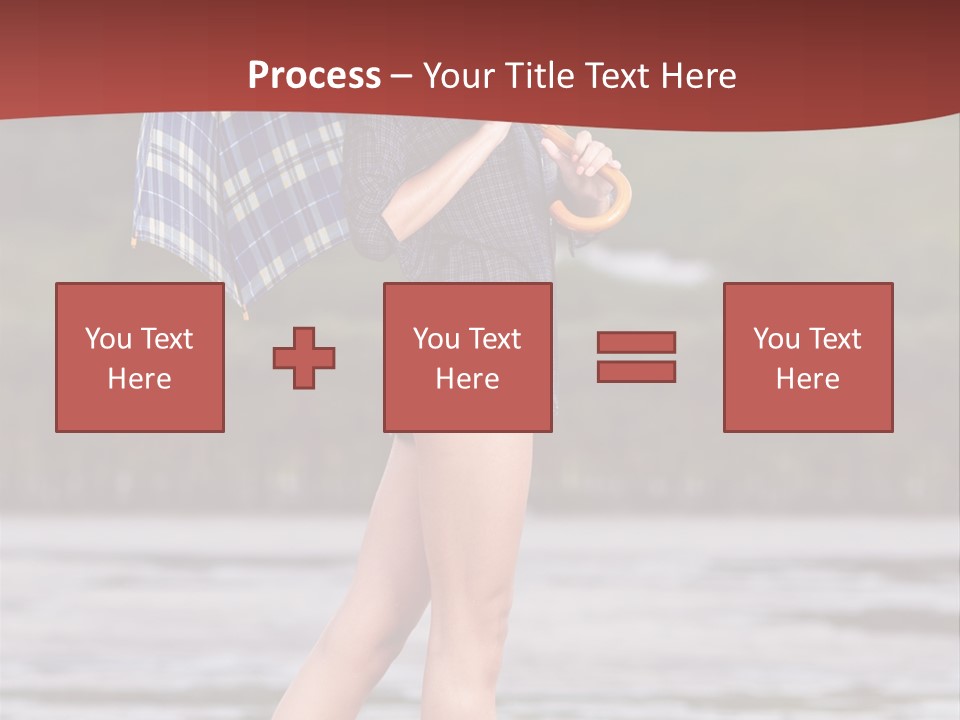 Umbrella Expect Stormy PowerPoint Template