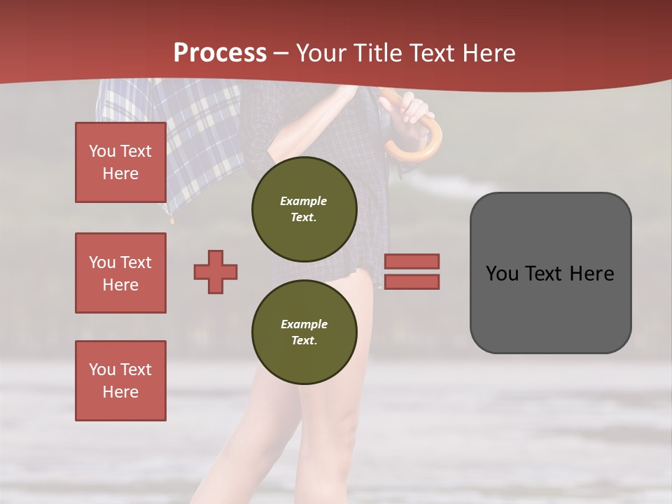 Umbrella Expect Stormy PowerPoint Template