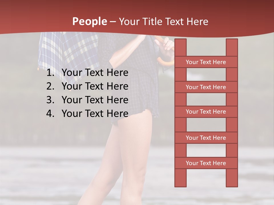 Umbrella Expect Stormy PowerPoint Template