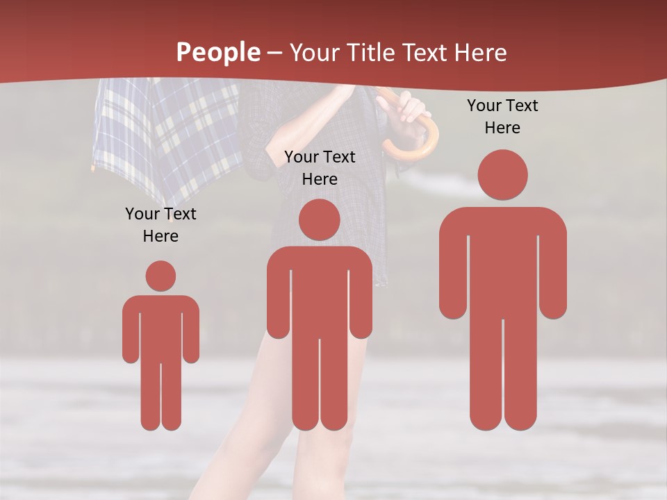 Umbrella Expect Stormy PowerPoint Template