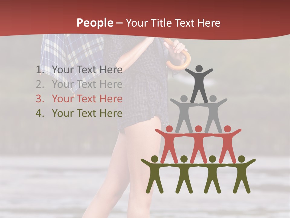 Umbrella Expect Stormy PowerPoint Template