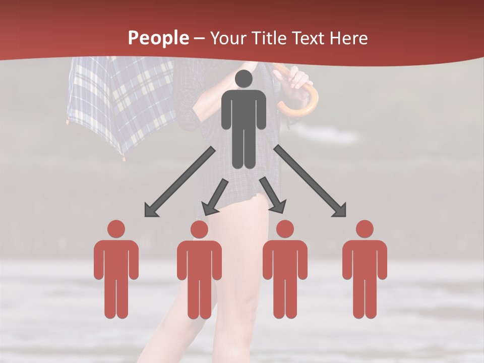 Umbrella Expect Stormy PowerPoint Template