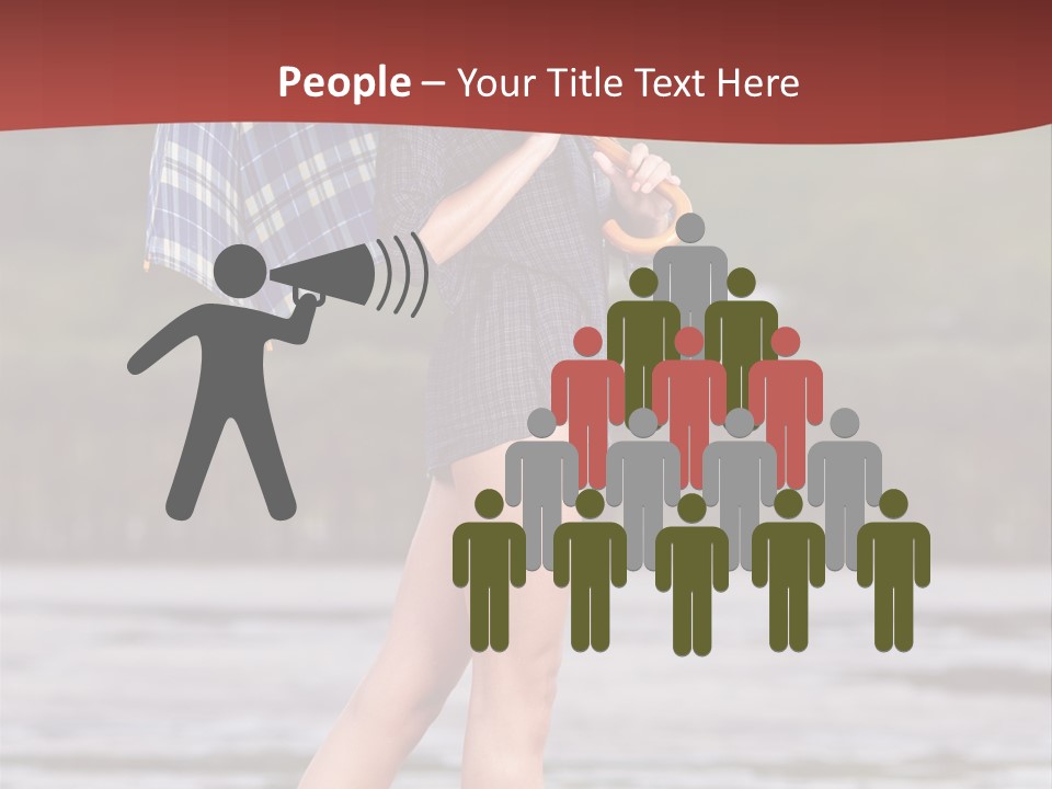 Umbrella Expect Stormy PowerPoint Template