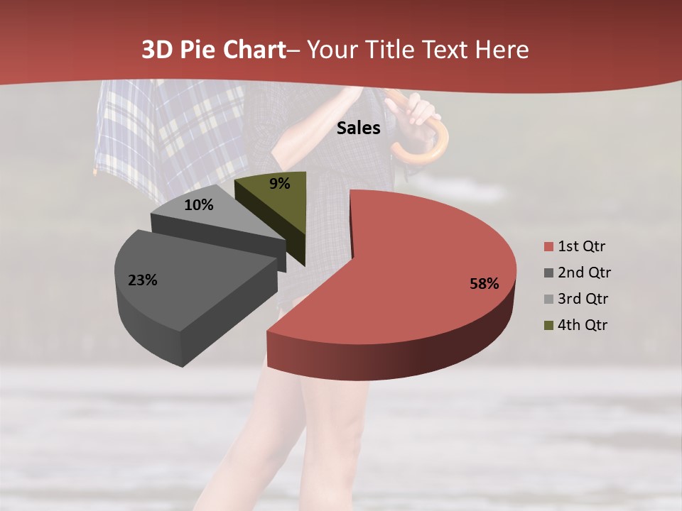 Umbrella Expect Stormy PowerPoint Template