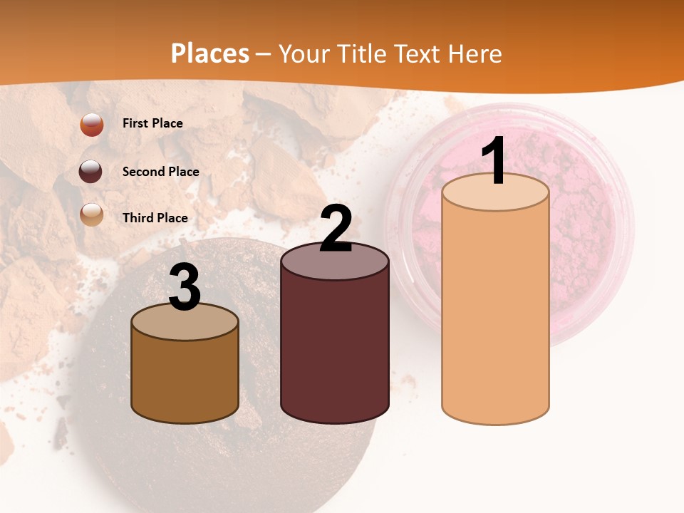 Isolated Face Powder Color PowerPoint Template