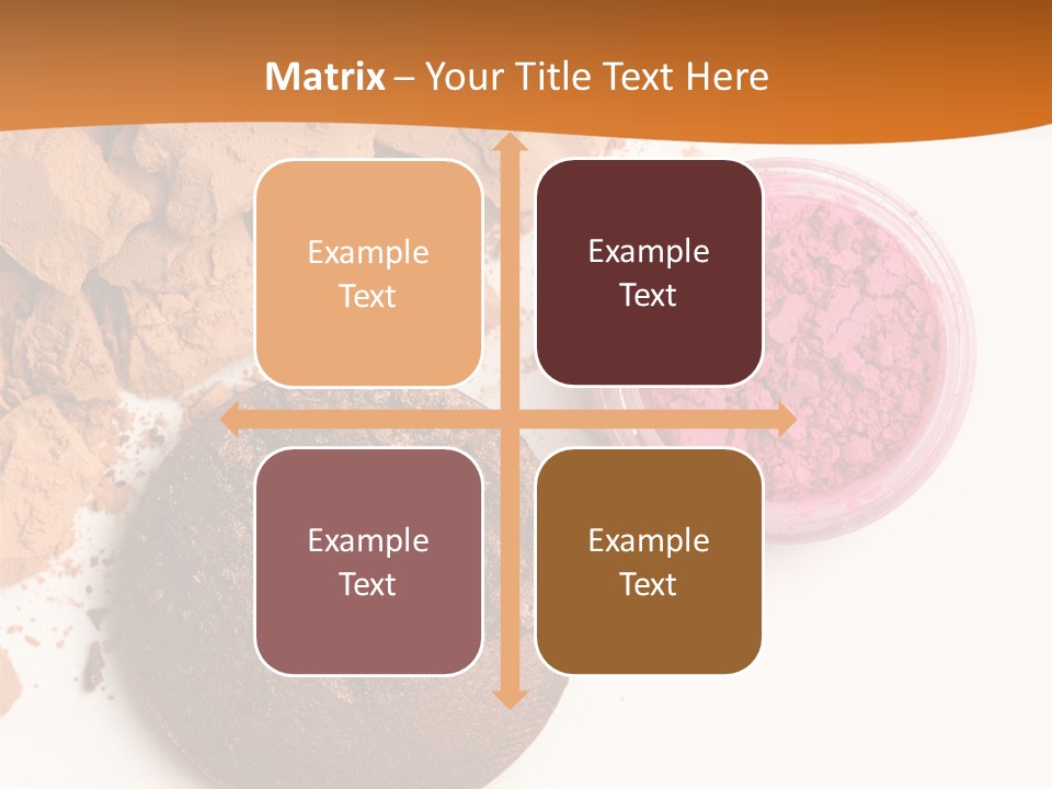 Isolated Face Powder Color PowerPoint Template