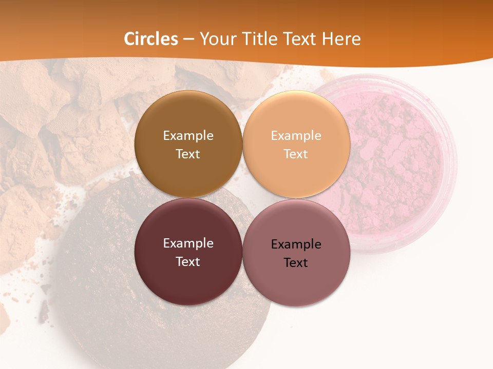 Isolated Face Powder Color PowerPoint Template