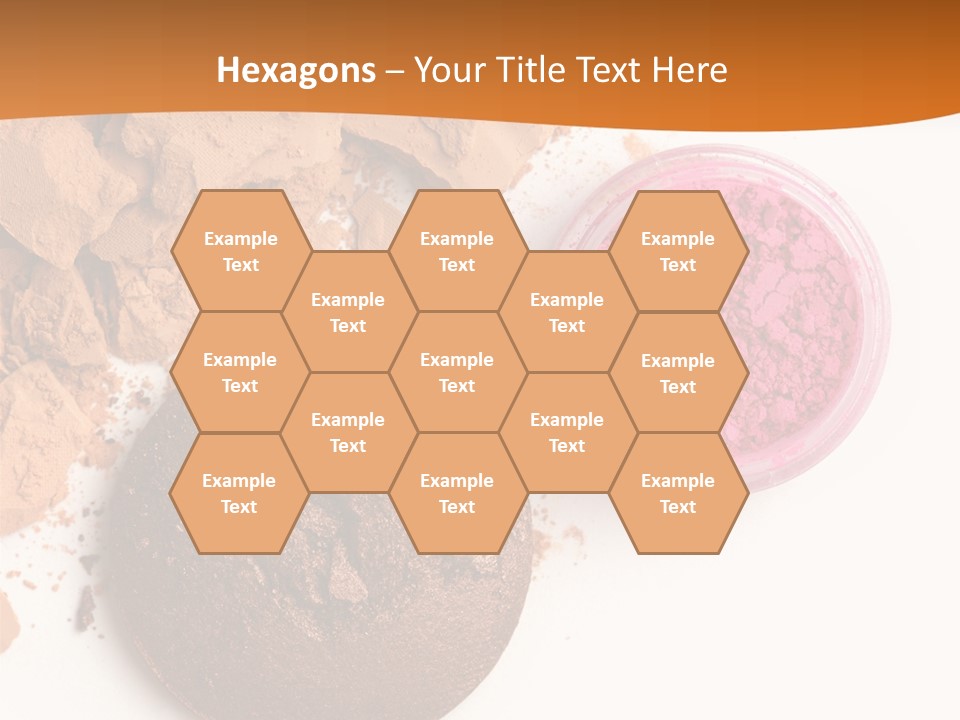 Isolated Face Powder Color PowerPoint Template