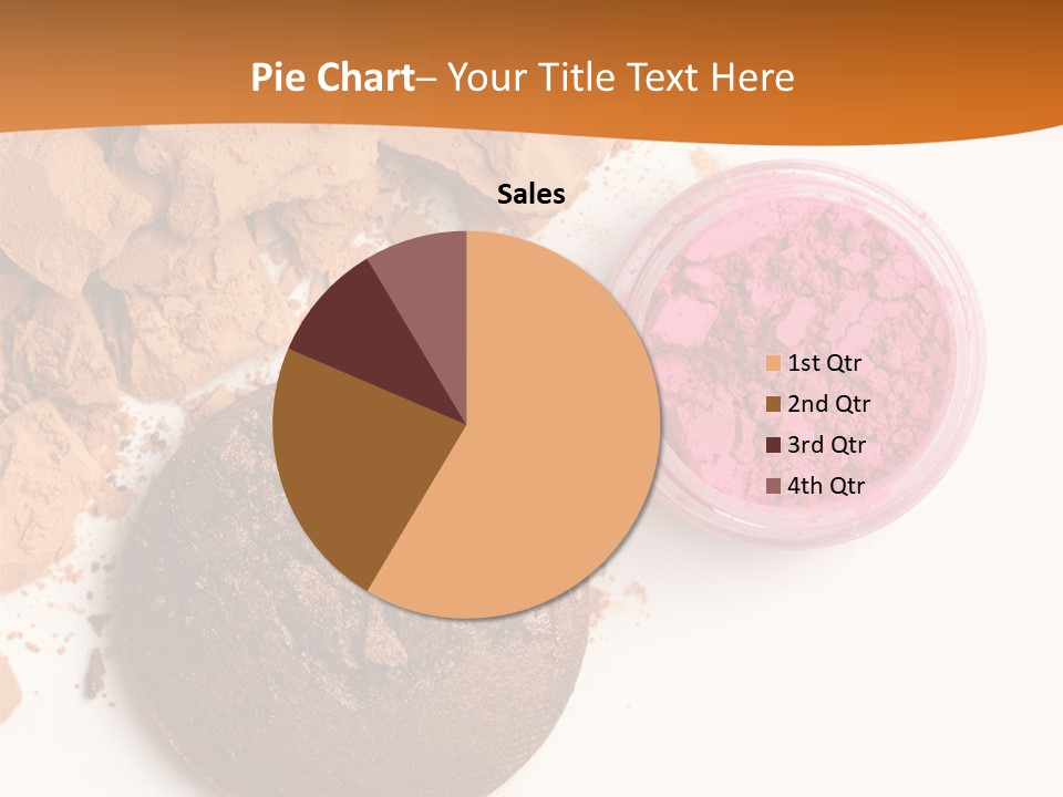 Isolated Face Powder Color PowerPoint Template