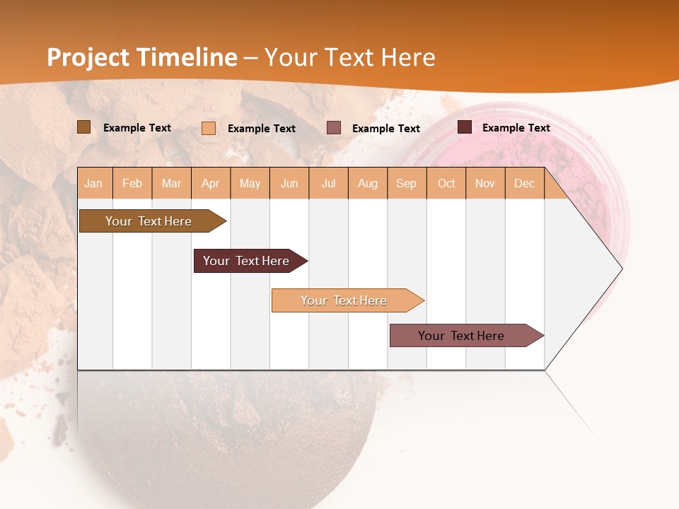 Isolated Face Powder Color PowerPoint Template