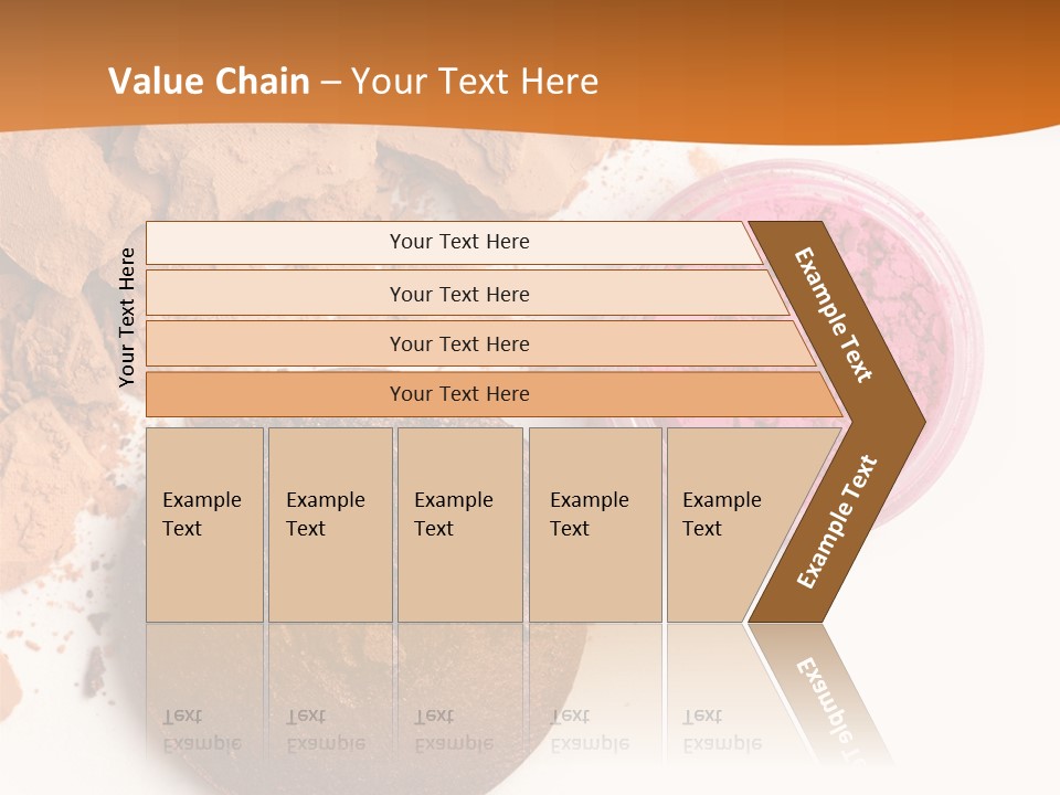Isolated Face Powder Color PowerPoint Template