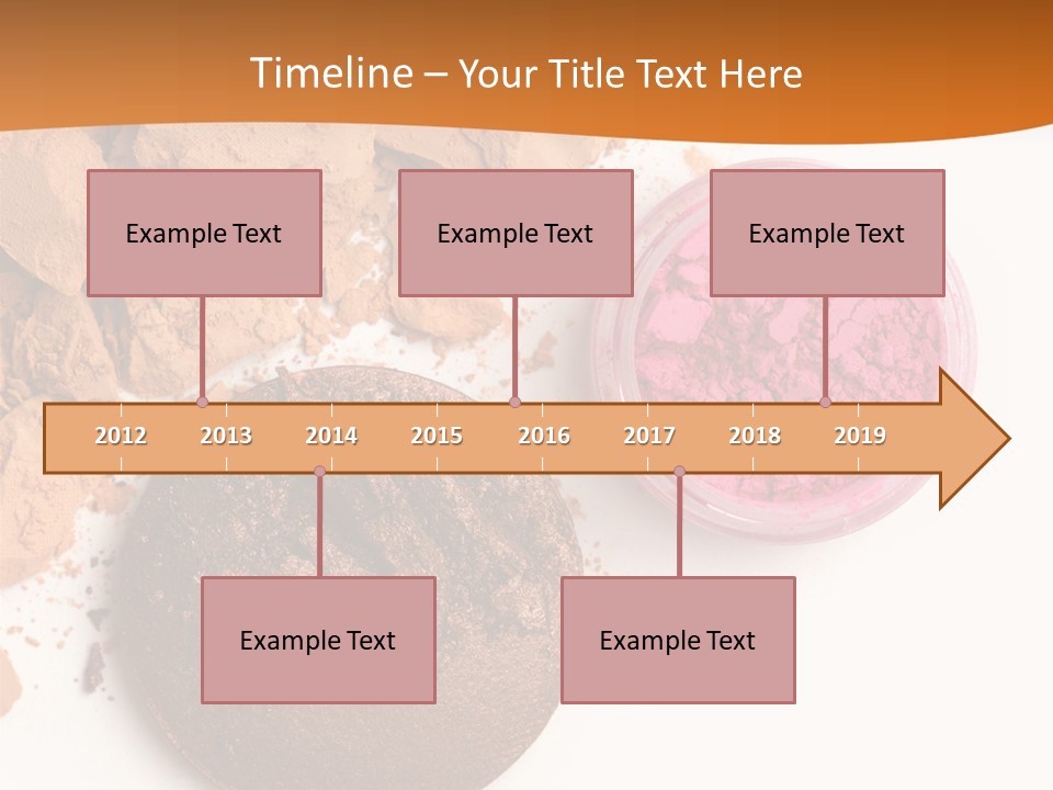 Isolated Face Powder Color PowerPoint Template