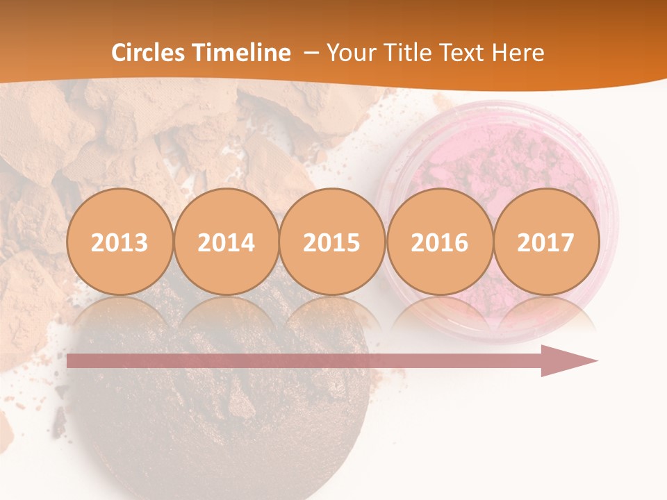 Isolated Face Powder Color PowerPoint Template