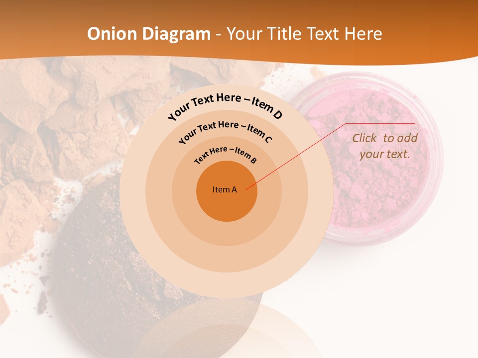 Isolated Face Powder Color PowerPoint Template