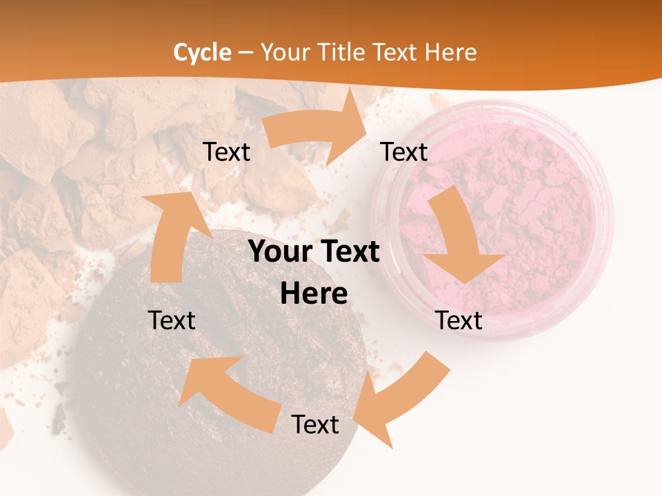 Isolated Face Powder Color PowerPoint Template