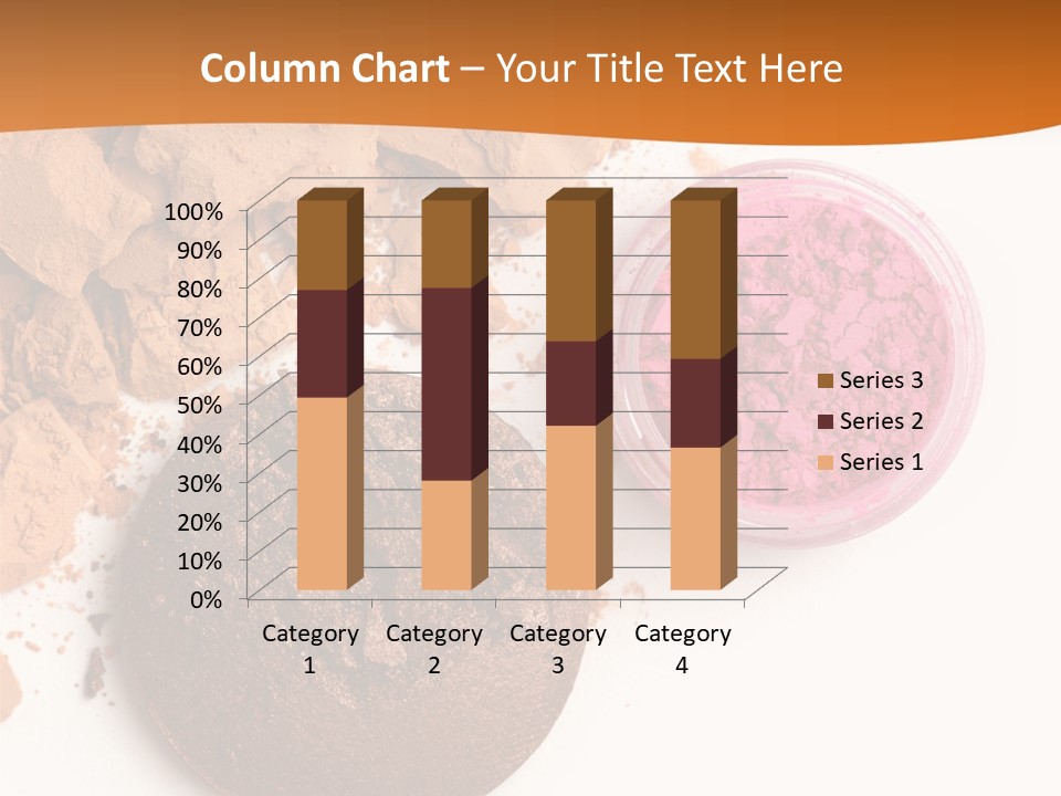 Isolated Face Powder Color PowerPoint Template