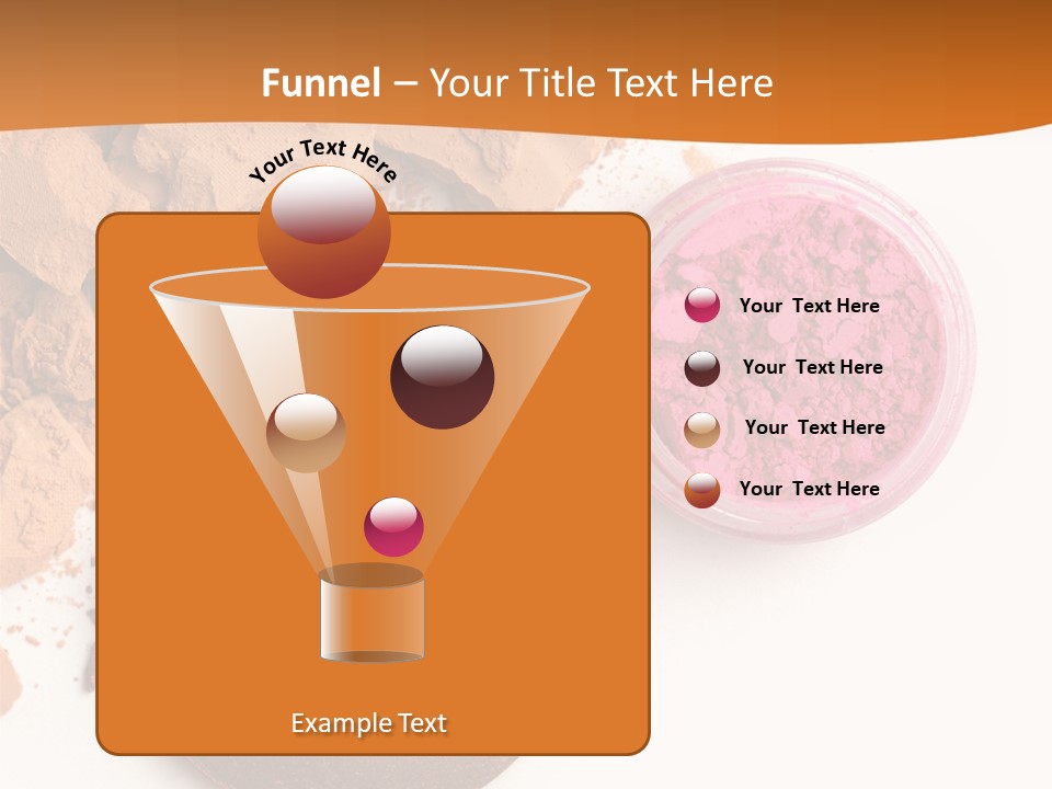 Isolated Face Powder Color PowerPoint Template