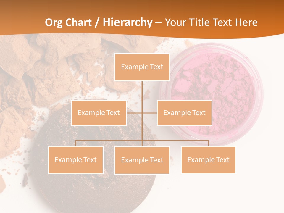 Isolated Face Powder Color PowerPoint Template