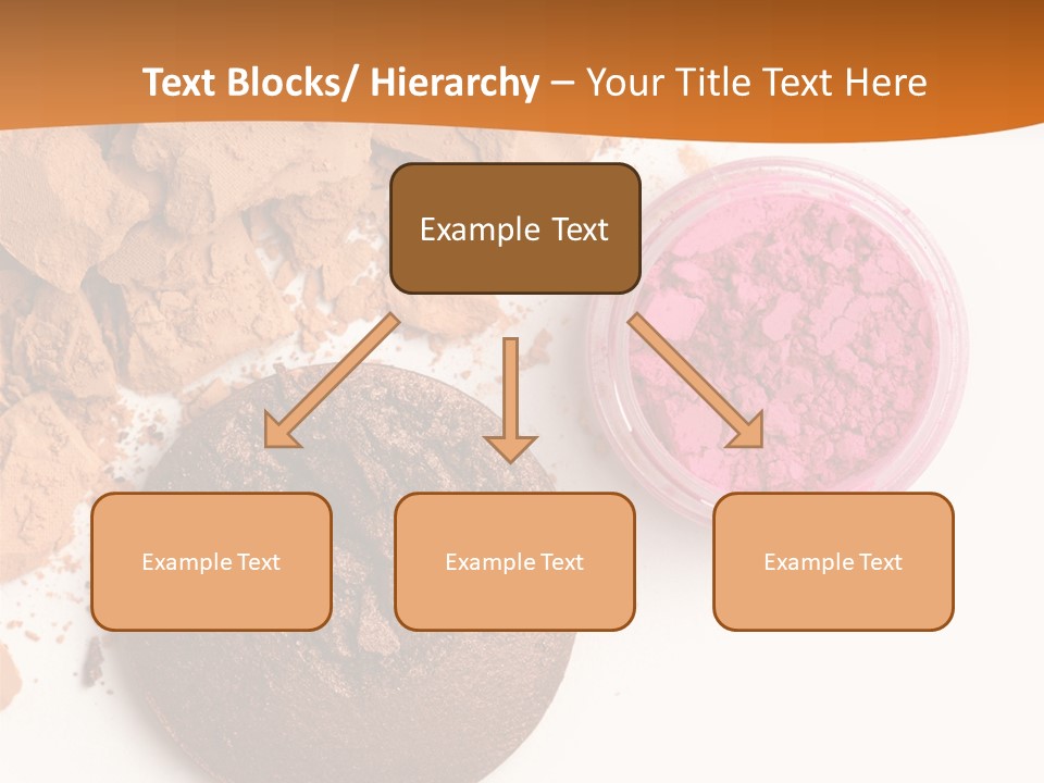 Isolated Face Powder Color PowerPoint Template