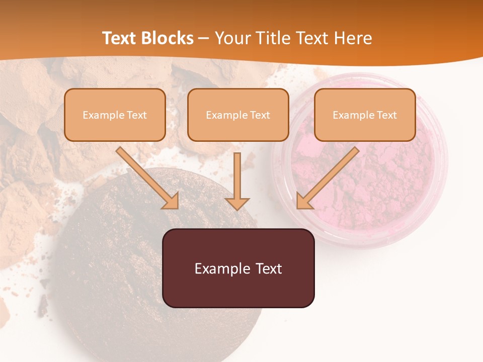 Isolated Face Powder Color PowerPoint Template